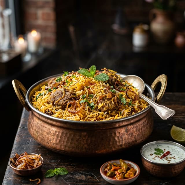 Mutton Dum Biryani